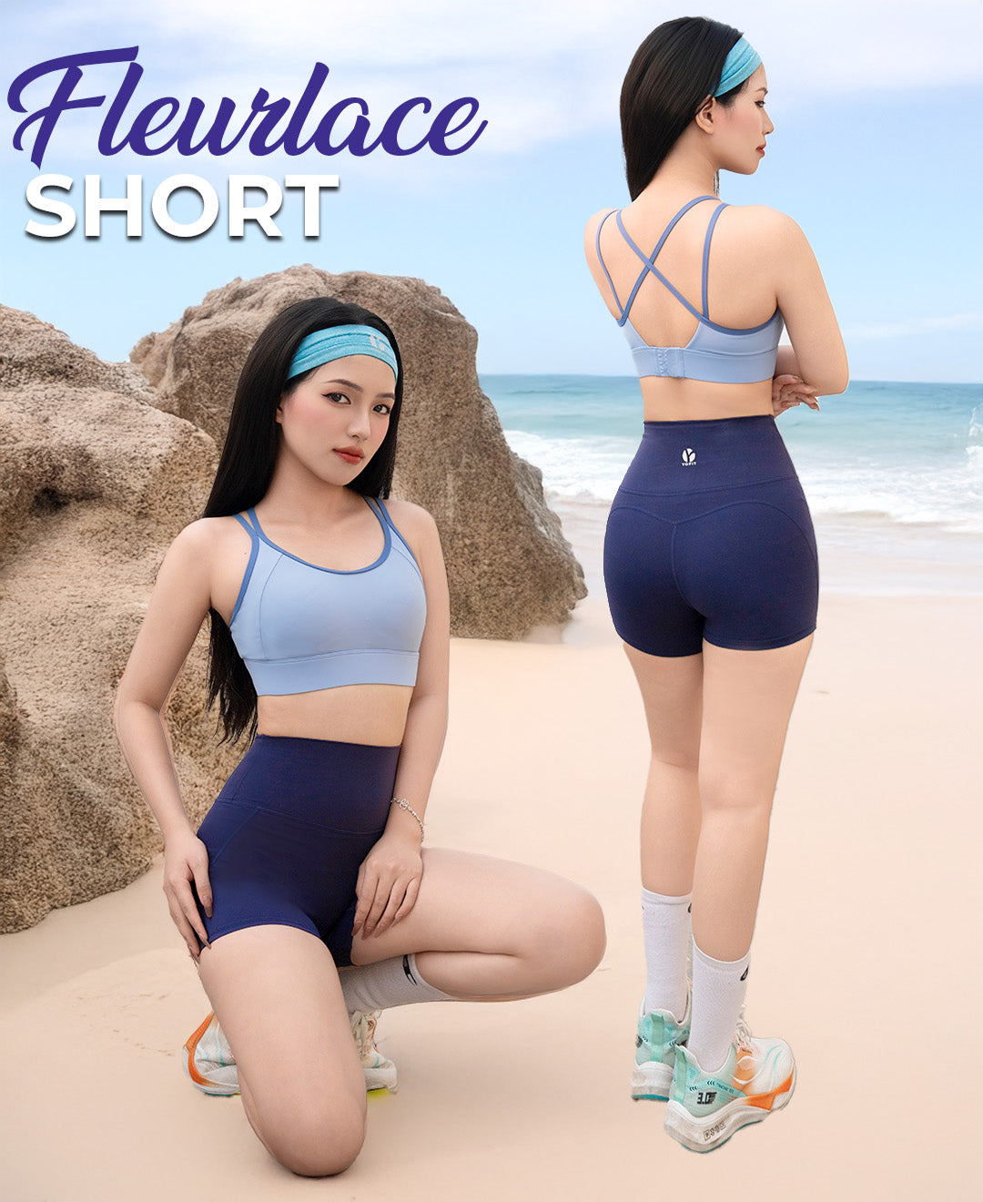 Set tập FleurLace Short YOFIT Y8873