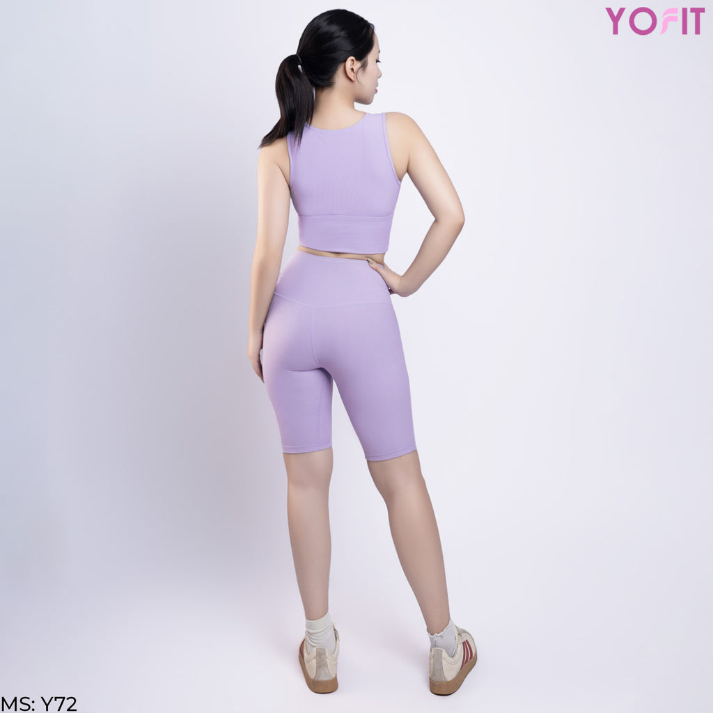 Set tập đùi lửng thun tăm YOFIT Y72