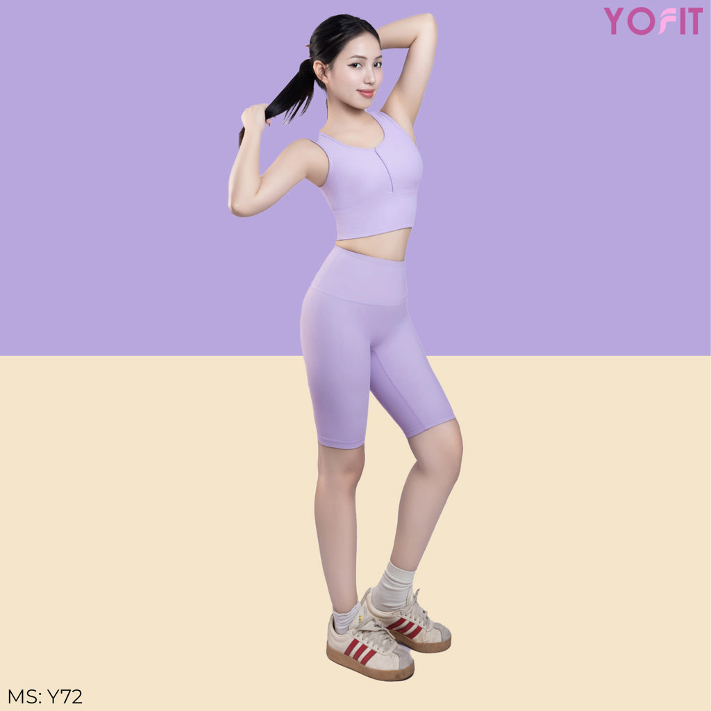 Set tập đùi lửng thun tăm YOFIT Y72