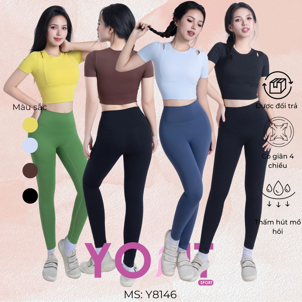 Set tập Zencut croptop Y8146