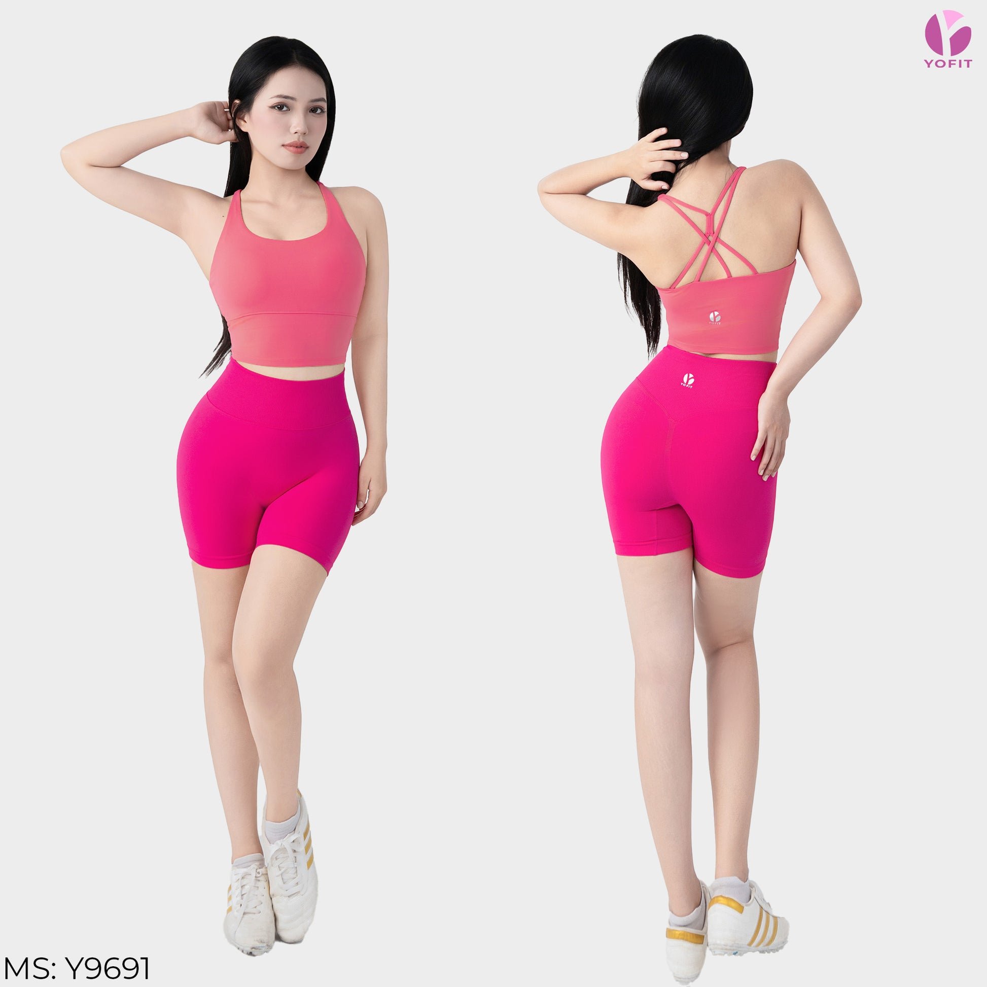 Set quần áo tập Coreglow Short Y9691