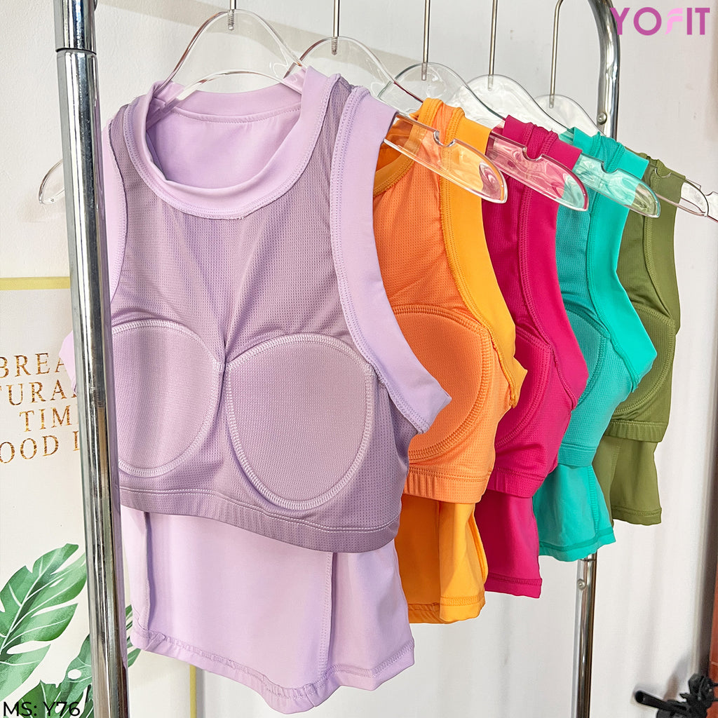 Áo tập Croptank YOFIT Y76