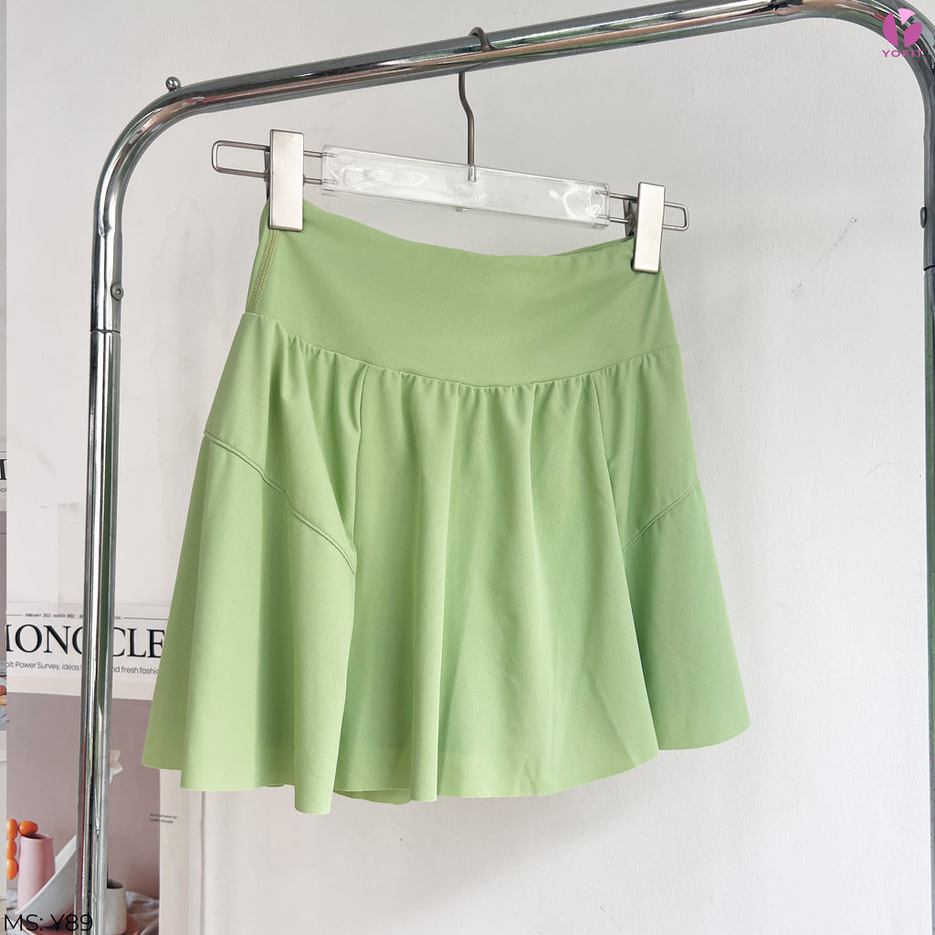 Váy Pickleball 2 lớp YOFIT Y89 Green