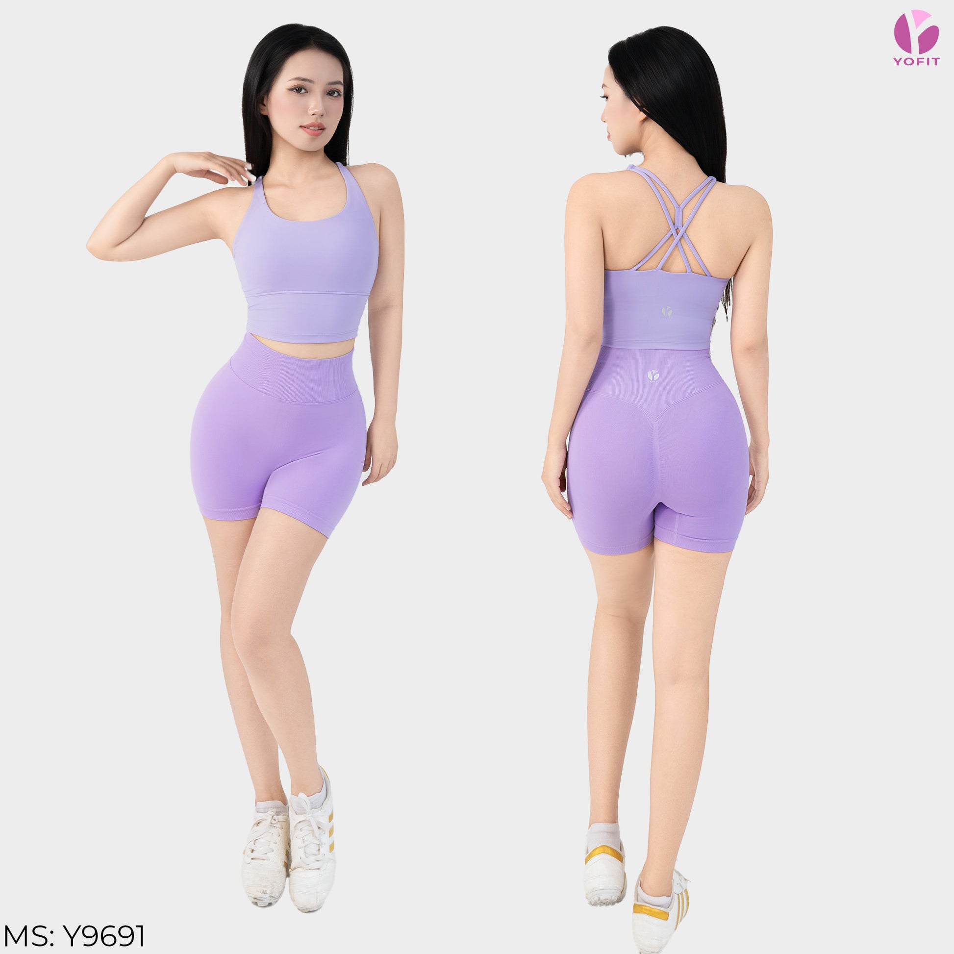 Set quần áo tập Coreglow Short Y9691