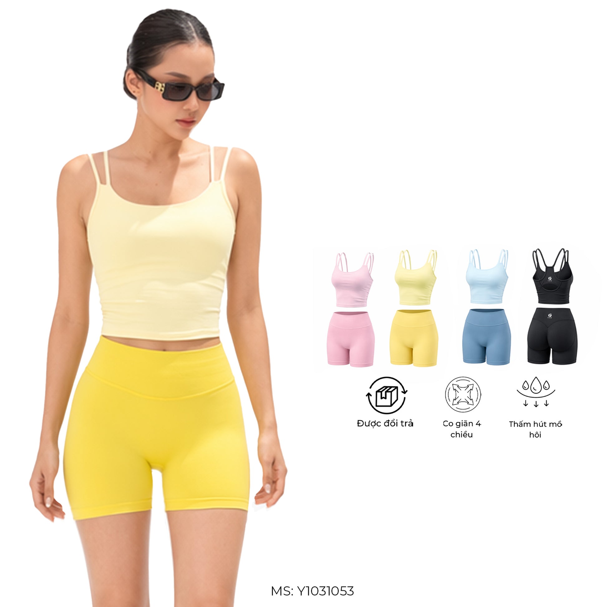 Set tập Grace x Bumshort YOFIT Y103105