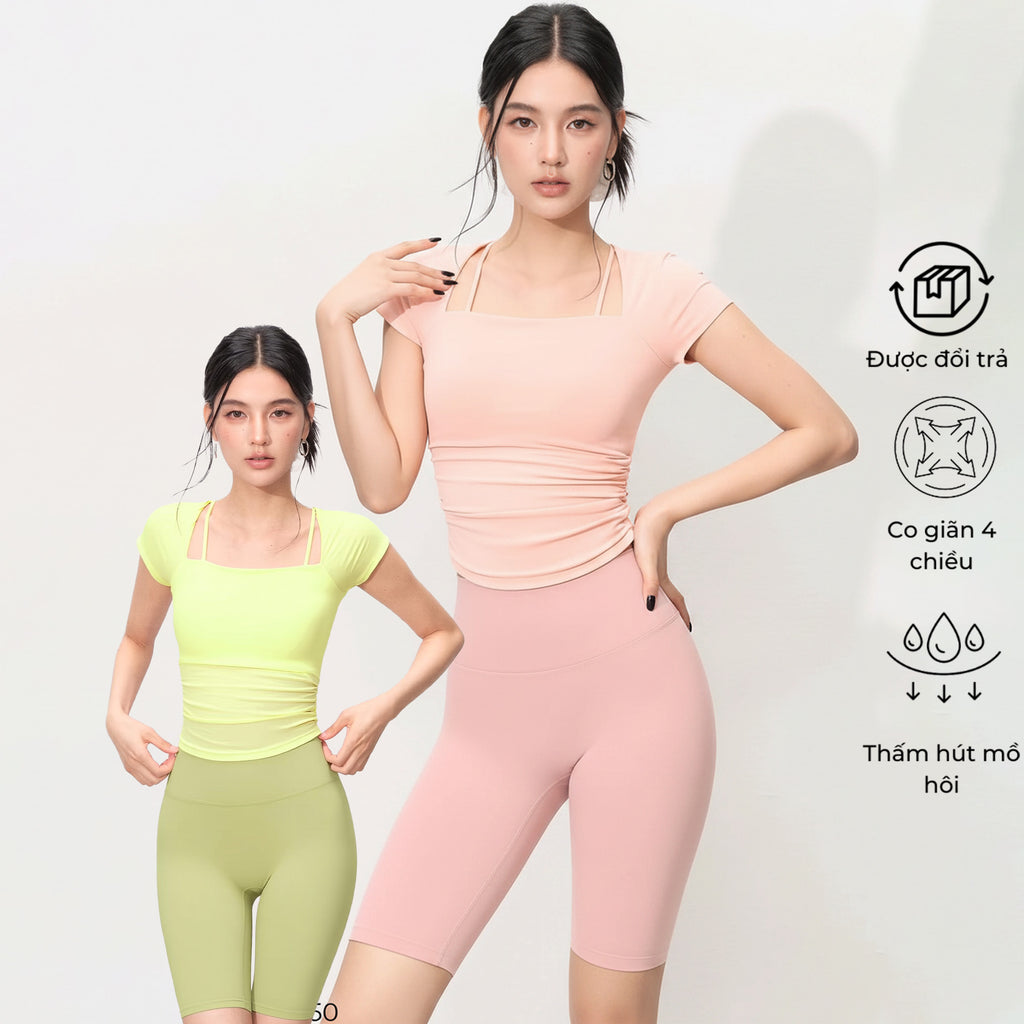 Set tập Aura Top x Bikershort YOFIT Y8250