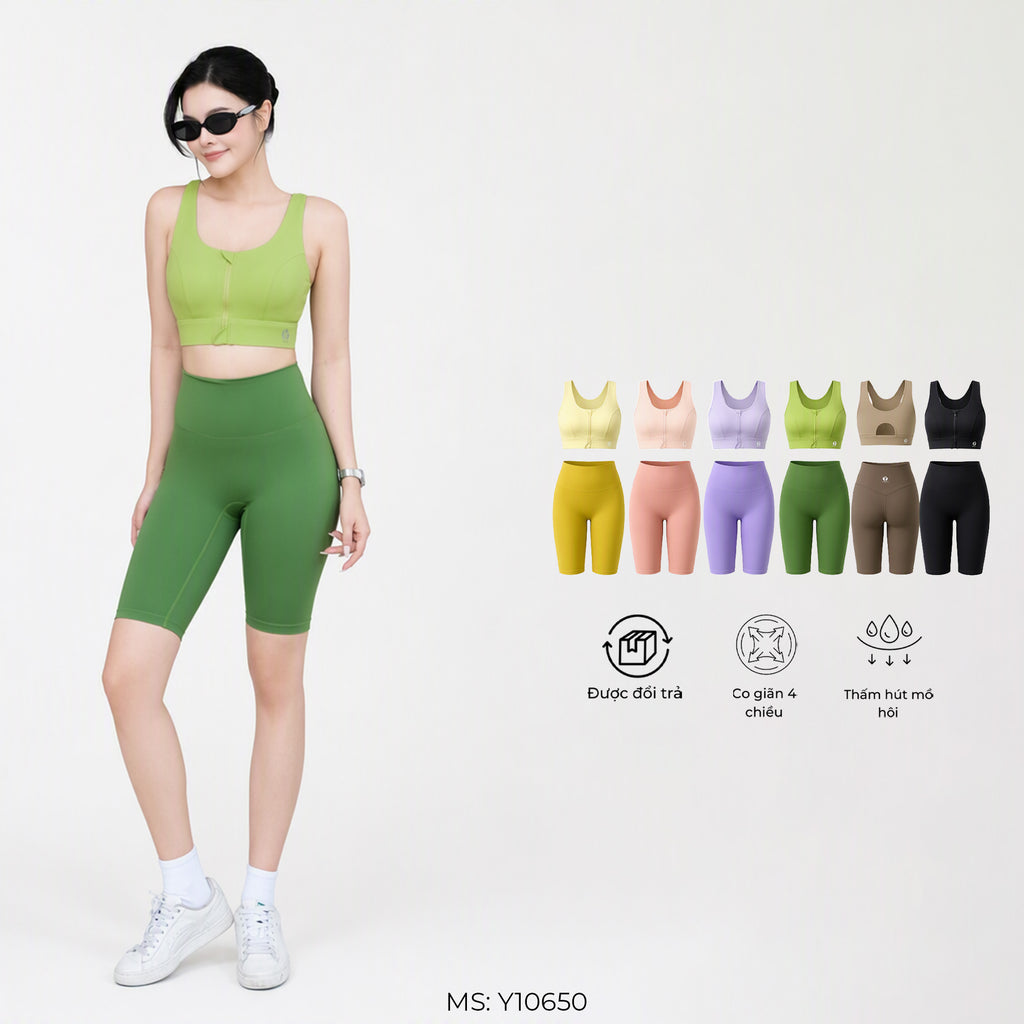 Set ZIP Short YOFIT Y10650