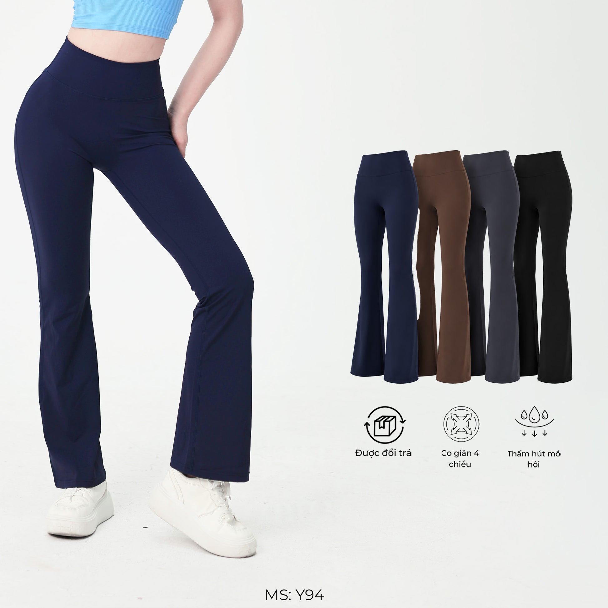 Quần ống loe YOFIT Y94