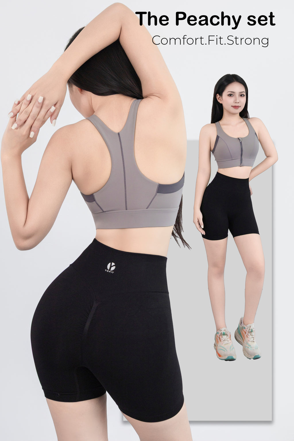 Quần tập đùi Peachy YOFIT Y91