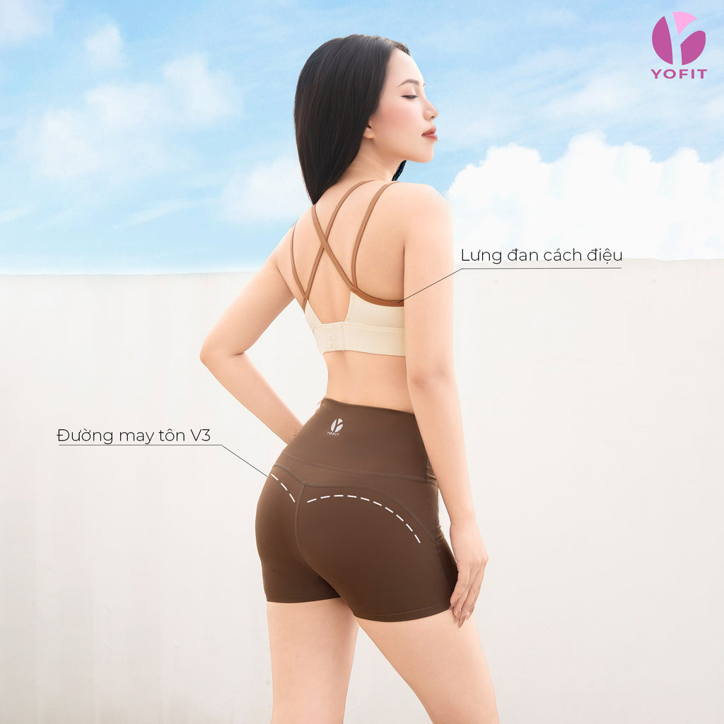 Set tập FleurLace Short YOFIT Y8873